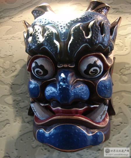 梅联华赣傩面具赏析